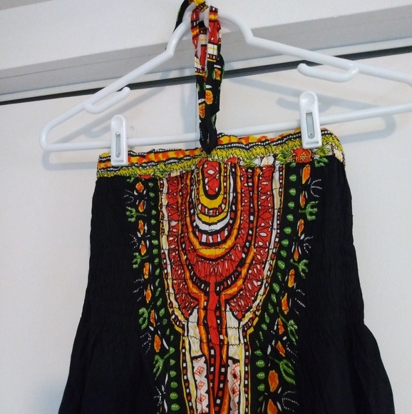 Costa Rican Halter Top Dress - Picture 3 of 3